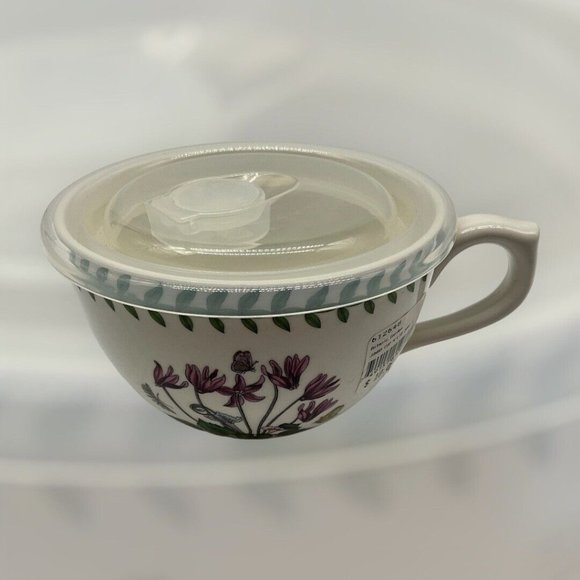Port Meiron Botanic Garden Jumbo Cup with Lid 20 Oz Cyclamen Motif Drinkware - Picture 5 of 14